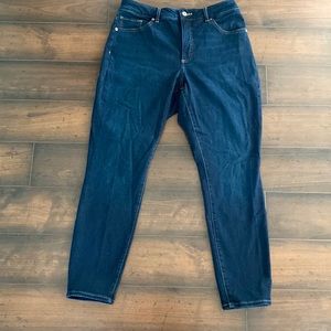Express Dark Wash Skinny Jeans size 12